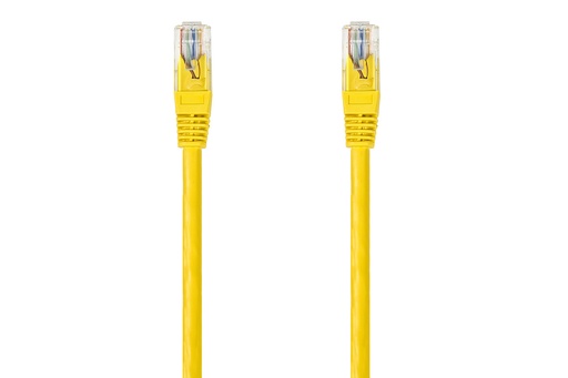 [308400DCU] Conexión UTP Cat 5e color amarillo 0.5 metros. Mod. 308400