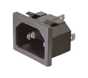 [31203HEDH] Base macho IEC empotrable presión. Mod. 31.203/H