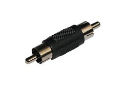 [0313AVA] Conector adaptador Prolongador macho RCA. Mod. 0313