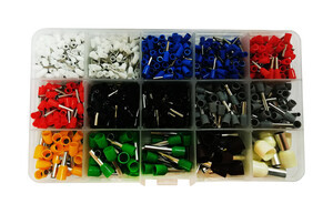 [31609EDH] Set de punteras aisladas para crimpar. 929 piezas.. Mod. 31.609