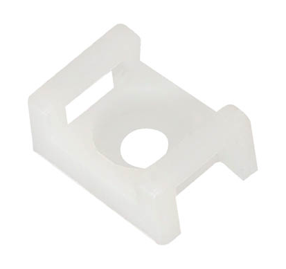 [500025008] Portabrida base poliamida bridas 6.8mm blanco. Mod. 500025008