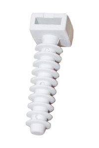 [844588LDV] Taco para brida M8 blanco. Mod. BRT9843