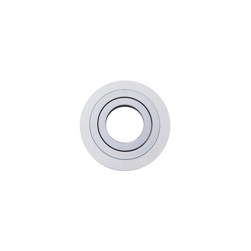 [325BLLED] ARO EMPOTRABLE ALUMINIO RAYADO BLANCO BASCULANTE REDONDO. MOD. 325BL