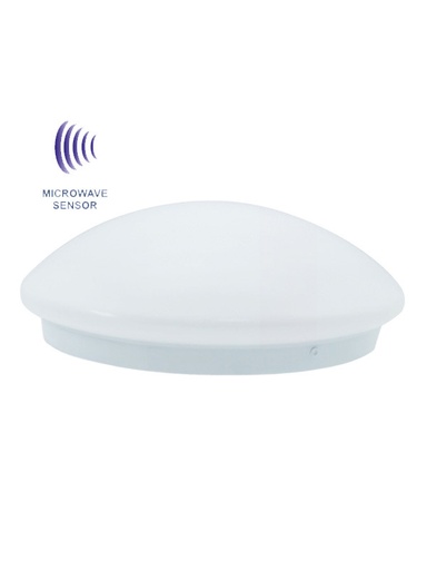 [332006SCWLED] PLAFÓN LED 20W 1400LM 120º 6000K con sensor microondas. Mod. 332006SCW
