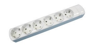 [36141SCEDH] Base múltiple de 6 tomas sin cable Electro DH. Mod. 36.141/SC