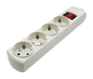 [36273SCEDH] Base múltiple 4 tomas con interruptor. Mod. 36.273/SC