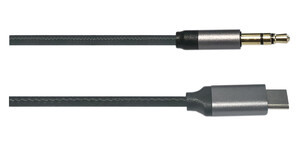 [3847615EDH] Conexión tipo Jack Stereo 3.5mm macho a tipo C macho 1.5m. Mod. 38.476/1.5