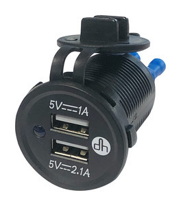 [38509EDH] Cargador USB empotrar 1x1A + 1x2.1A. Mod. 38.509