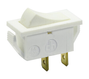 [11140IFB] Interruptor basculante blanco 6A 250V faston. Mod. 11.140.I/F/B