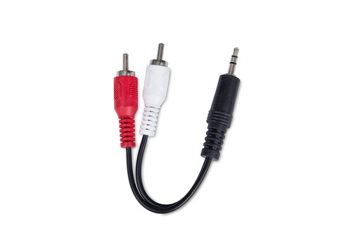 [19295] Conexión Audio Jack 3.5 macho Stereo- 2x RCA macho 5 metros. Mod. 391060
