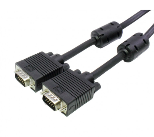 [391140DCU] Cable VGA con Ferrita Niquel Plateado 1.5 metros. Mod. 391140