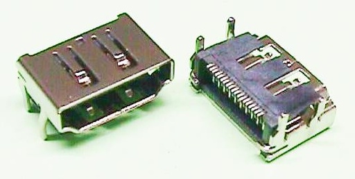 [3942ELG] CONECTOR 19P HDMI HEMBRA (SMD). MOD. 3942