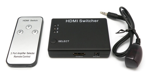 [4008ELG] HDMI SWITCH 3 ENT*1 SAL, IFR