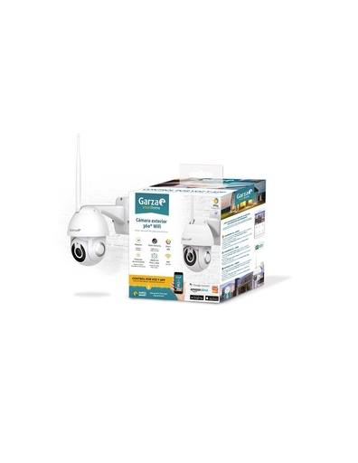 [401270GAR] Cámara Ip Inteligente de Exterior 360º 1080p HD Garza Smart. Mod. 401366C