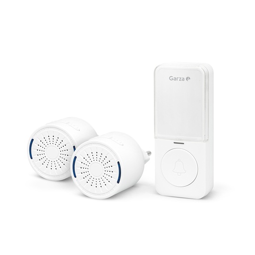 [401326GAR] Timbre inalámbrico doble Garza. Mod. 401326G