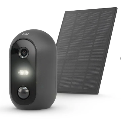 [401330GGAR] Cámara Wifi de exterior con batería 1080p y panel solar Garza Smart. Mod. 401330G
