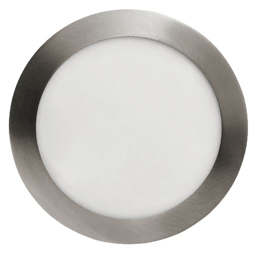 [401409GAR] Downlight empotrar LED Circular 12W Ø170 Niquel. Mod. LM5507