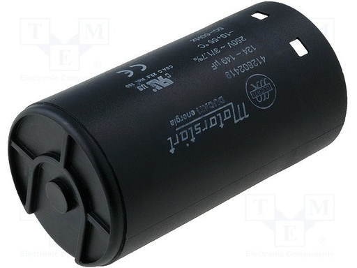 [412802419TME] Condensador motores de arranque 136uF 250VCA. Mod. 4.12.80.2.419