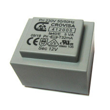 [412928ARI] Transformador encapsulado Crovisa 12V 2.8VA 0.233A  412928