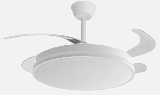 [242291401FAB] Ventilador techo aspas retráctiles 44W blanco. Mod. GUERRERO