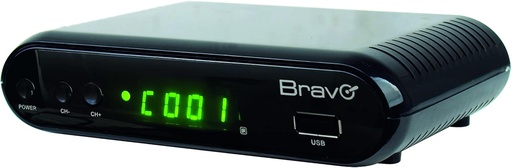 [DECX2] Receptor TDT-T2 digital terrestre Full HD Bravo. Mod. DEC-X2