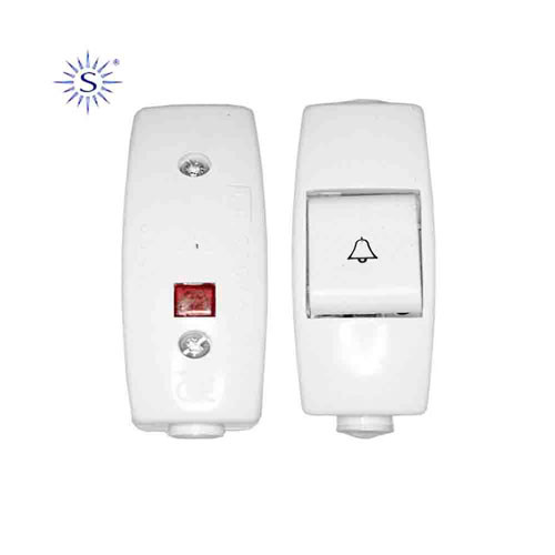 [45018DIM] PULSADOR DE PASO TECLA BASCULANTE 6A 250V. MOD. 45017