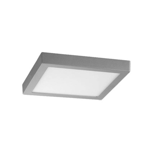 [461830CWLED] Downlight LED 18W 6000K cuadrado superficie cromo mate. Mod. 461830CW