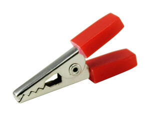 [38062REDH] Mini pinza cocodrilo roja 36 x 15 mm. Mod. 38.062/R