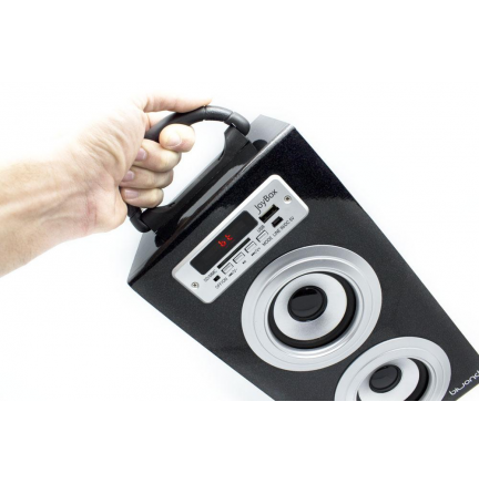 [50603ENU] Torre música reproductor USB Bluethooth zebra Joybox. Mod. 50603