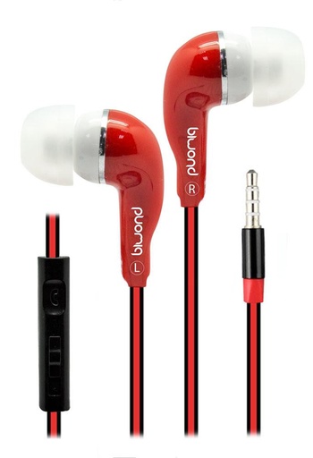 [50757ENU] Auriculares con micro MixSou Talk+ Rojo Biwond. Mod. MIXSOUR
