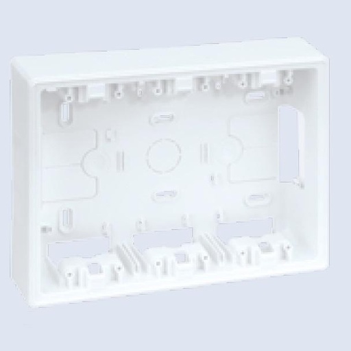 [51050003GEN] Base caja de pared de superfície Simon 500 CIMA para KIT 3 módulos. Mod. 51050003-030