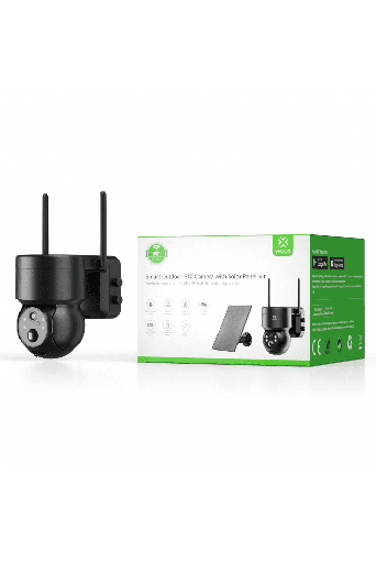 [3569DIM] Cámara exterior wifi PTZ c/panel solar Woox. Mod. R3569