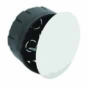 [514PAS] Caja empalme para empotrar redonda con garra metálica. 40x80. Solera. Mod. 514