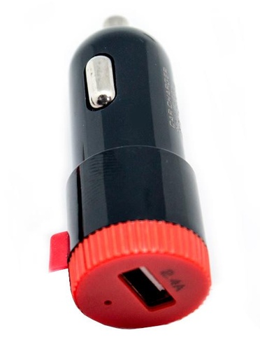 [51644ENU] Cargador USB Coche CC/CC 5 V/2.4 A Rojo. Mod. 51644