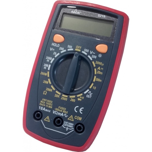 [5216AVA] Multímetro digital AC/DC. Mod. 5216