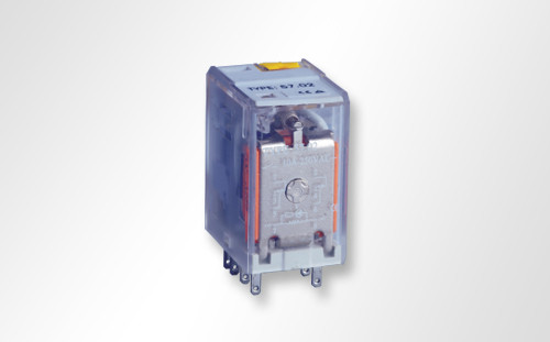 [5504D12SAS] Relé 12V DC 4 contactos (NO+NC) SASSIN. Mod. 55.04-D12