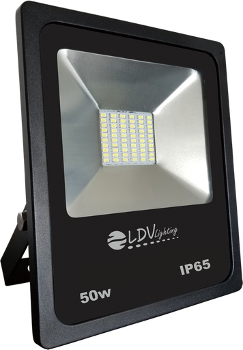 [56500112CWLED] PROYECTOR LED 50W 12-24V 4750lm 6000K IP65 NEGRO. MOD. 56500112CW