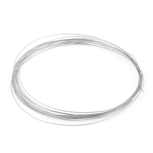 [5MNIKROM802008] Hilo Nicrom 80/20 de 0.8mm 5 metros. Mod. 5MNIKROM8020/0.8