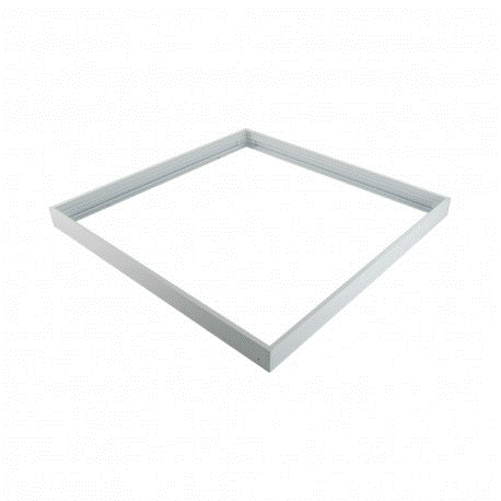 [606001LED] Marco de superficie para panel 59.5×59.5 cm blanco. Mod. LM9032