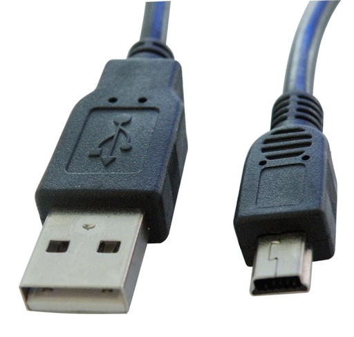 [63603ELG] Conexión de USB macho a miniUSB 30 cm Mod 63603