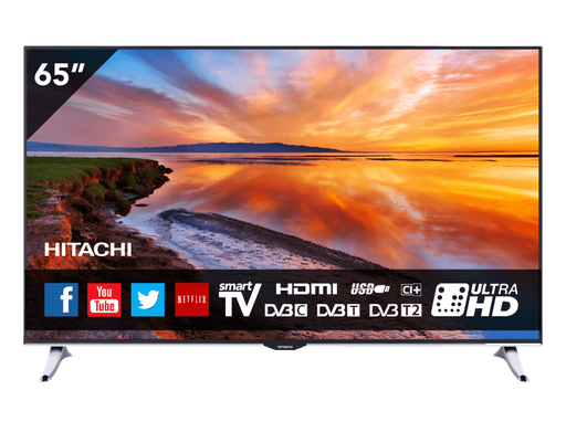 [65HZ6W69MEG] TV LED Hitachi 65" UHD 4K DVB-T2 S2 SMART. Mod. 65HZ6W69