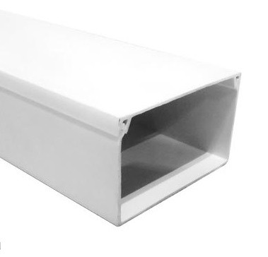 [66085DIM] Canaleta blanca 60x40mm 2 metros. Mod. WE7560