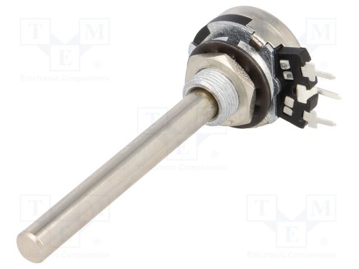 [6MMI2K5] Potenciómetro metálico axial monovuelta 2,5kΩ 200mW. Mod. 6MMI-2K5