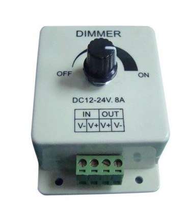 [TBT1] Regulador de intensidad para tiras LED 12-24V 8A. Mod. 81.056