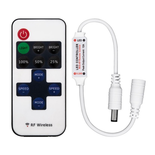 [844109LED] Controlador para tira LED unicolor 6A. Mod. 844109