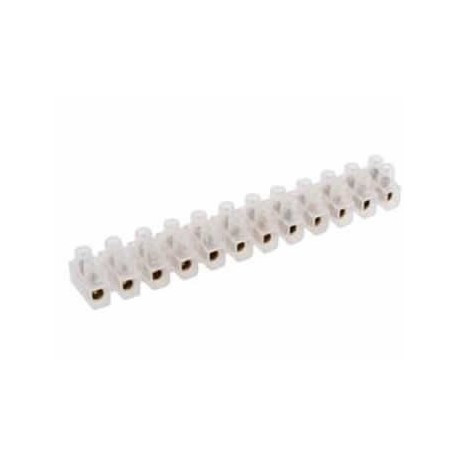 [844236LED] Regleta conexión 10mm 10A blanca. Mod. ASBJ10