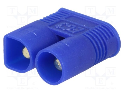 [EC3MTME] Conector alimentación DC macho 2 pin azul 25A. Mod. EC3-M