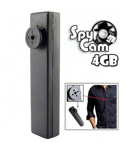 [90005ENU] Cámara botón camisa SpyCam. Mod. 90005
