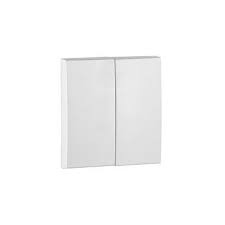 [90611TBREFA] Tecla doble Efapel Logus 90 blanco. Mod. 90611 TBR
