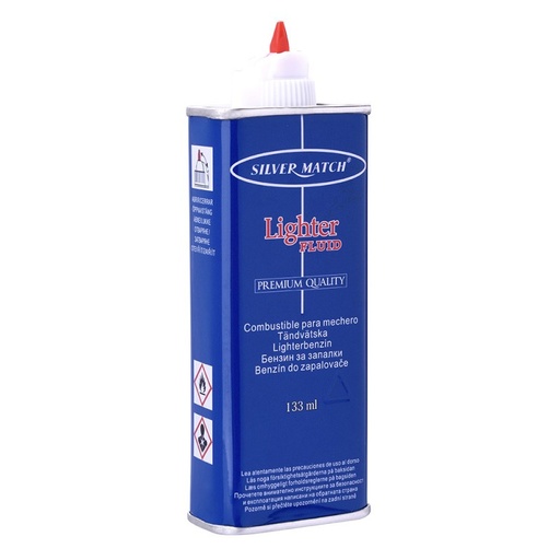 [90905ELK] Recarga gasolina mechero 133ml Silver Match. Mod. 40673535